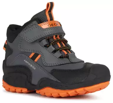 Зимние ботинки Geox "J NEW SAVAGE BOY B ABX" с элементами TEX, оранжевый