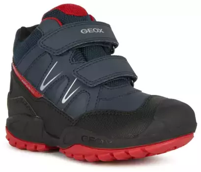 Зимние ботинки Geox "J NEW SAVAGE BOY B ABX" с водоотталкивающей мембраной TEX, красный