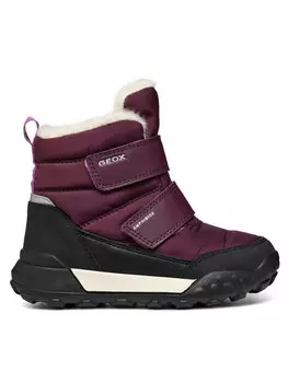 Зимние ботинки Geox J Trekkyup Girl B Ab J46M7B 0FU50 C7005 D, вишневый/бордовый