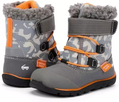 Зимние ботинки Gilman WP/IN See Kai Run, цвет Gray/Orange