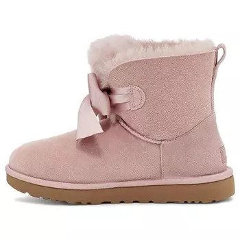 Зимние ботинки Gita Bow Mini, уютные, сохраняющие тепло, с подкладкой из плюша и флиса, розовые Ugg, розовый