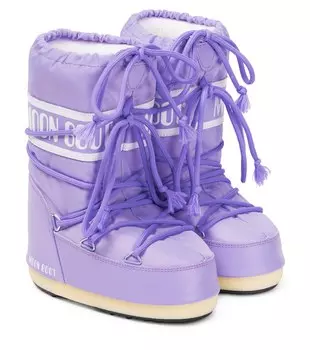 Зимние ботинки icon Moon Boot Kids, фиолетовый