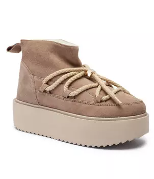 Зимние ботинки INUIKII CLASSIC LOW PLATFORM, бежевый