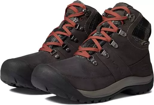 Зимние ботинки Kaci III Winter Mid Waterproof KEEN, цвет Magnet/Black Plaid
