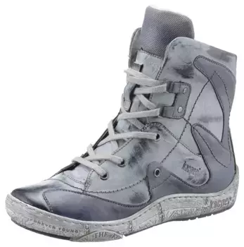 Зимние ботинки KACPER в модном подержанном виде, синий