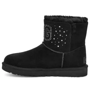 Зимние ботинки классические драгоценные камни мини Ugg, черный