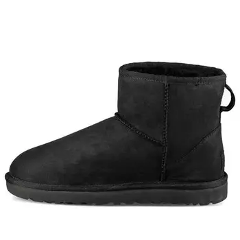 Зимние ботинки классические мини кожаные зимние ботинки Ugg, черный