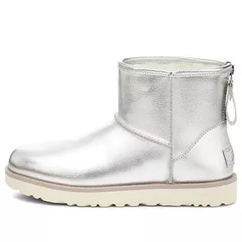 Зимние ботинки классические мини Ugg, серебряный