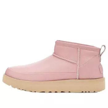 Зимние ботинки классические сахарные ультра мини Ugg, розовый