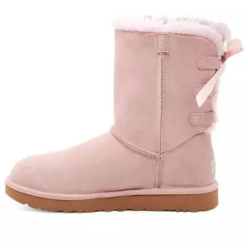 Зимние ботинки короткие с бантом зимние ботинки stiefel кристально-розовые Ugg, розовый