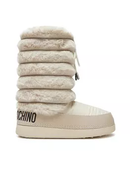 Зимние Ботинки LOVE MOSCHINO, экрю