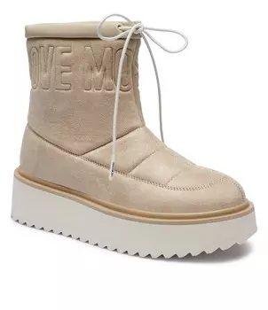 Зимние ботинки Love Moschino, бежевый