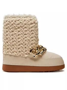 Зимние Ботинки LOVE MOSCHINO, бежевый