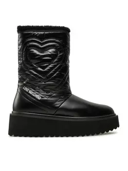 Зимние ботинки LOVE MOSCHINO Botas de nieve JA24286L0LIN600A, черный