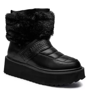 Зимние ботинки Love Moschino Platform60, черный