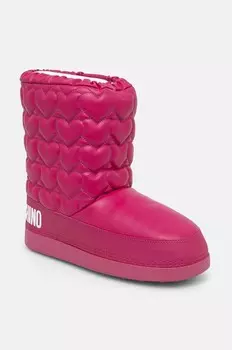 Зимние ботинки Love Moschino, розовый