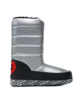 Зимние ботинки LOVE MOSCHINO, серебряный