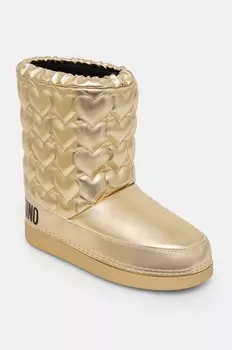 Зимние ботинки Love Moschino, золотой