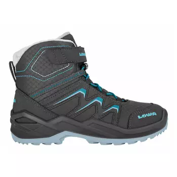 Зимние ботинки Lowa Kid's Maddox Warm GTX, цвет Graphit/Aquamarin