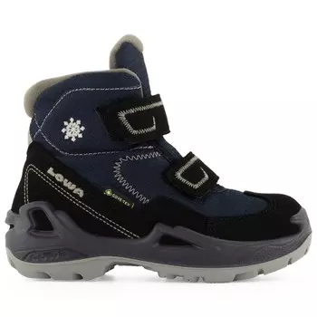 Зимние ботинки Lowa Kid's Milo GTX MID, цвет Schwarz/Navy