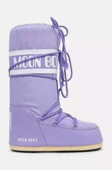 Зимние ботинки MB ICON NYLON Moon Boot, фиолетовый