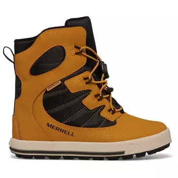Зимние ботинки Merrell Kid's Snow Bank 4 0 Waterproof, цвет Wheat/Black