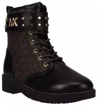 Зимние ботинки MICHAEL KORS KIDS "Ботинки на шнуровке HASKELL STUDS", со шнуровкой и молнией, коричневый