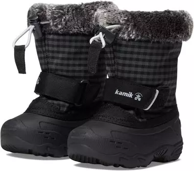 Зимние ботинки Mini 2T Kamik, цвет Black/Charcoal