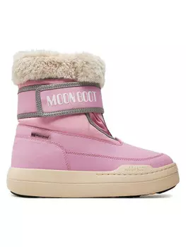 Зимние Ботинки Moon Boot Junior Park Strap 80D3440030, розовый