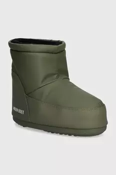 Зимние ботинки Moon Boot MB ICON LOW NOLACE RUBBER, зеленый
