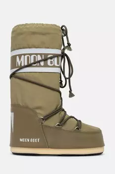 Зимние ботинки Moon Boot MB ICON NYLON, зеленый
