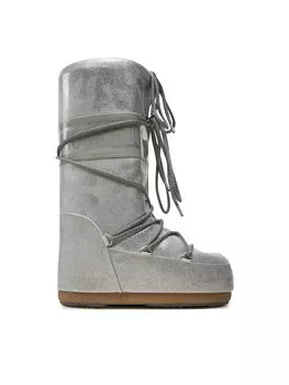 Зимние ботинки Moon Boot, серебряный