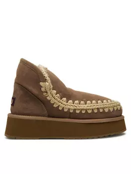 Зимние ботинки Mou Mini Eskimo Platform Boot FW681000A, коричневый
