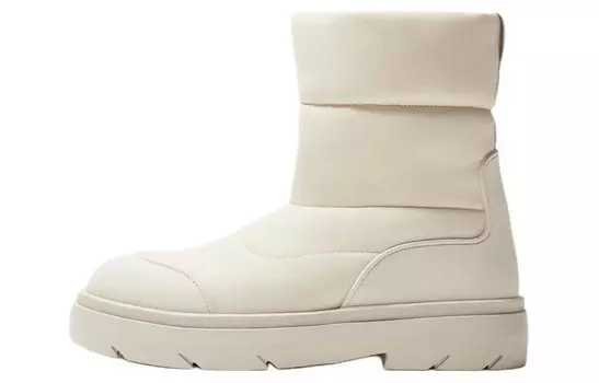 Зимние ботинки мужские бежевые Zara