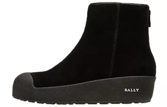 Зимние ботинки мужские черные Bally