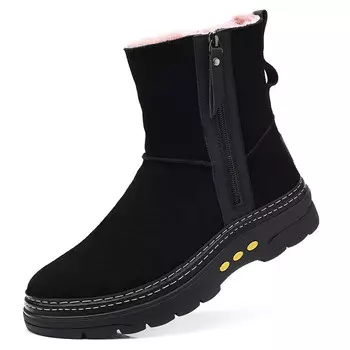 Зимние ботинки мужские черный Beidouniao