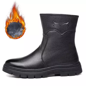 Зимние ботинки мужские черный Cachiotti