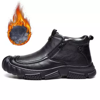 Зимние ботинки мужские черный Cachiotti