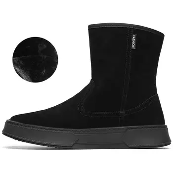 Зимние ботинки мужские черный Fapai