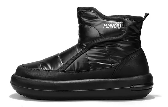 Зимние ботинки мужские черный Huanqiu