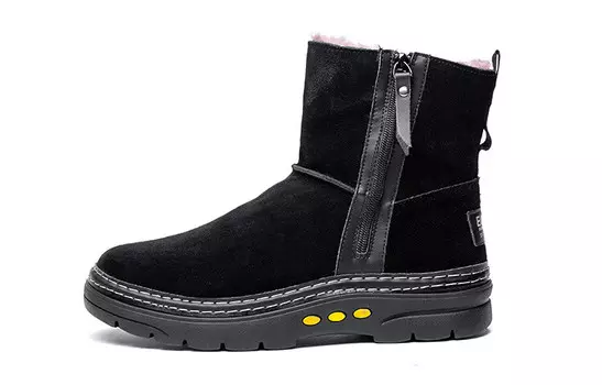 Зимние ботинки мужские черный Josiny