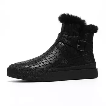 Зимние ботинки мужские черный Kemaron