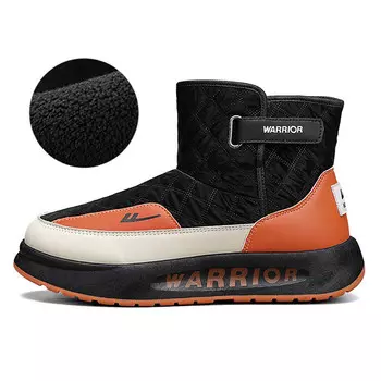 Зимние ботинки мужские черный/оранжевый Warrior