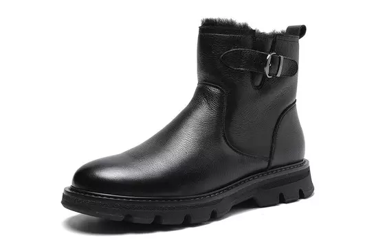 Зимние ботинки мужские черный Trumppipe