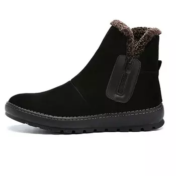 Зимние ботинки мужские черный Yedani