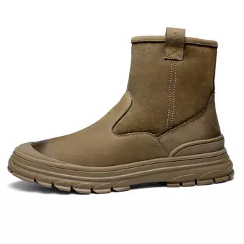 Зимние ботинки мужские хаки Strongman