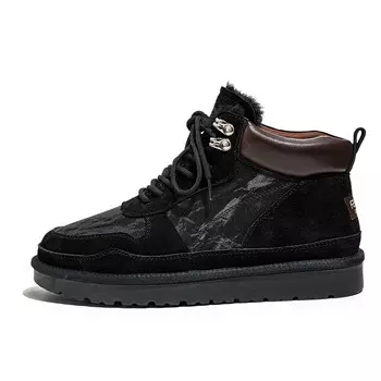 Зимние ботинки мужские Jietegongyang, черный