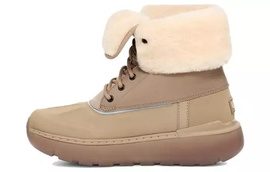 Зимние ботинки мужские песочные Ugg