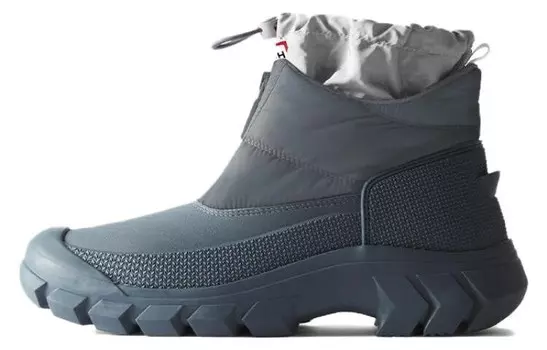 Зимние ботинки мужские серые Hunter