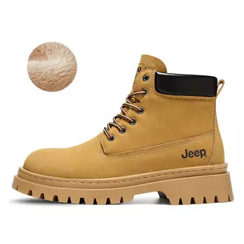 Зимние ботинки мужские желтые Jeep